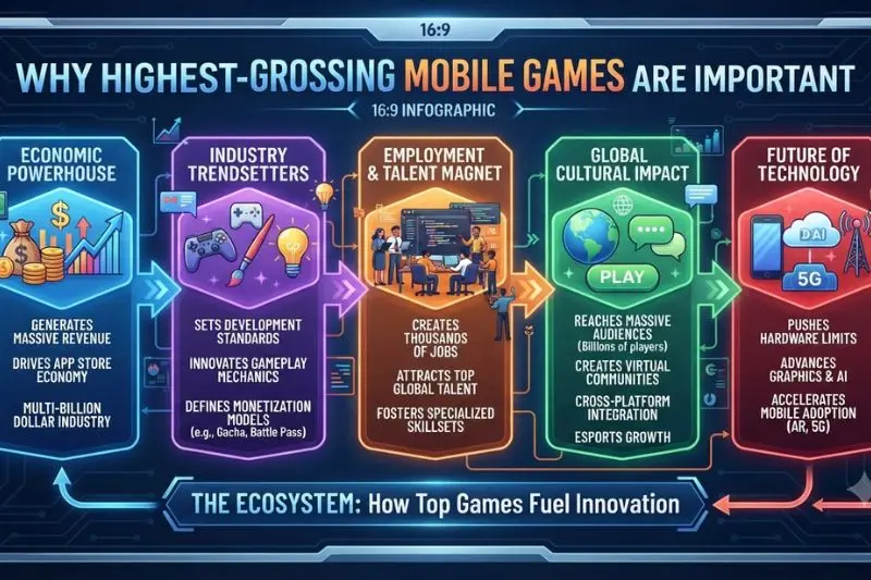 why are highest-grossing mobile games important